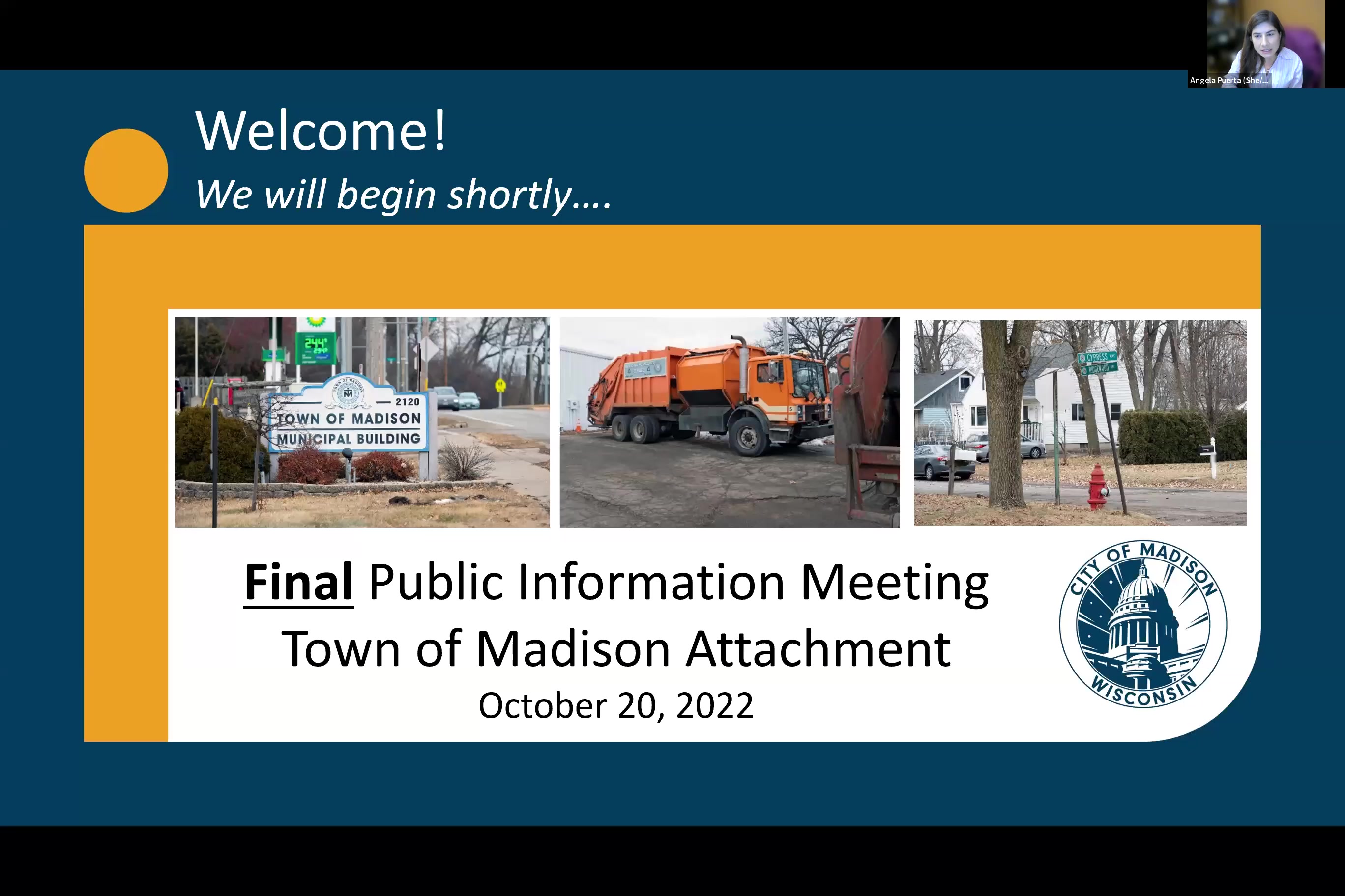 Town of Madison Attachment FINAL Public Information Meeting: Meeting of ...