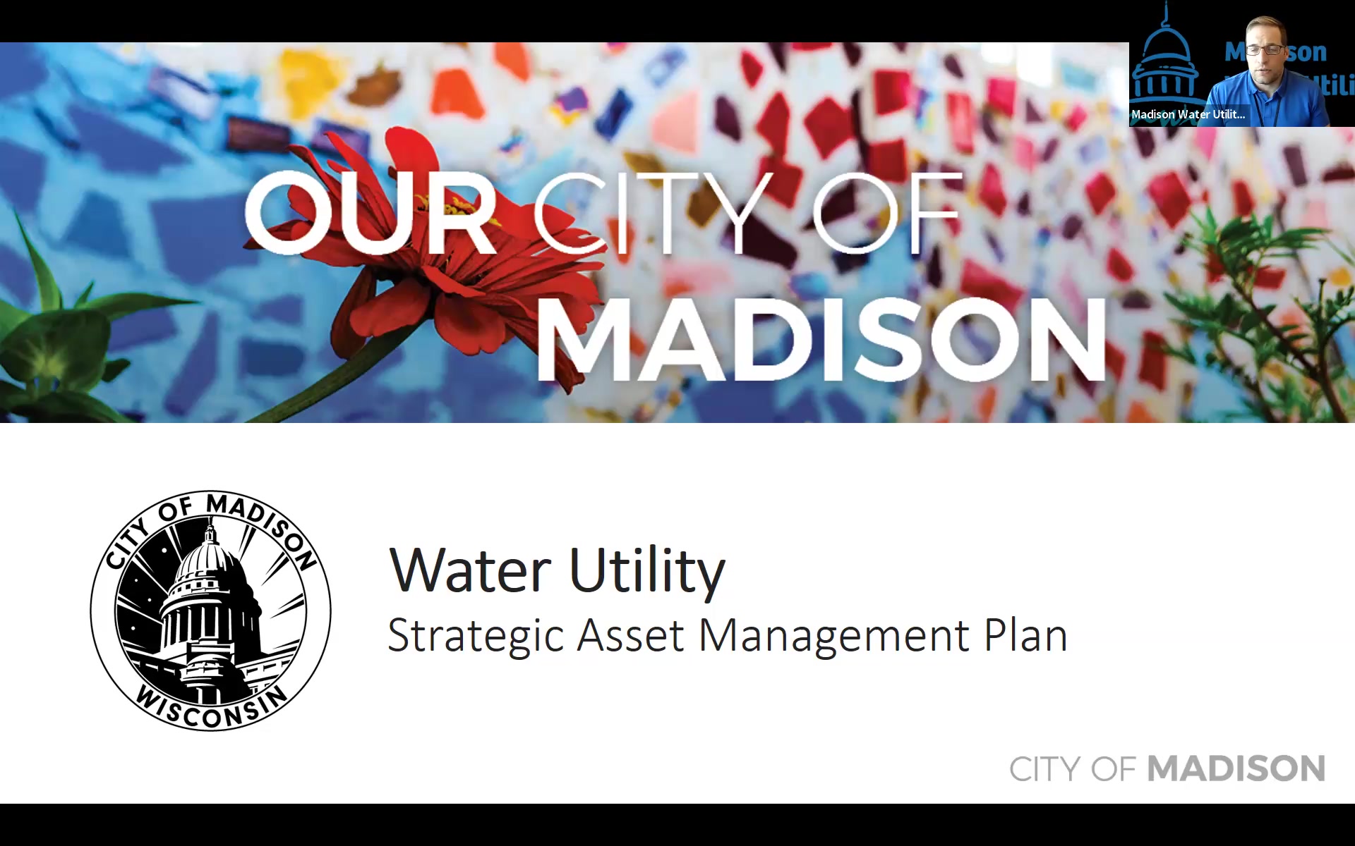 Water Utility: Major Initiatives Strategic Asset Management Plan