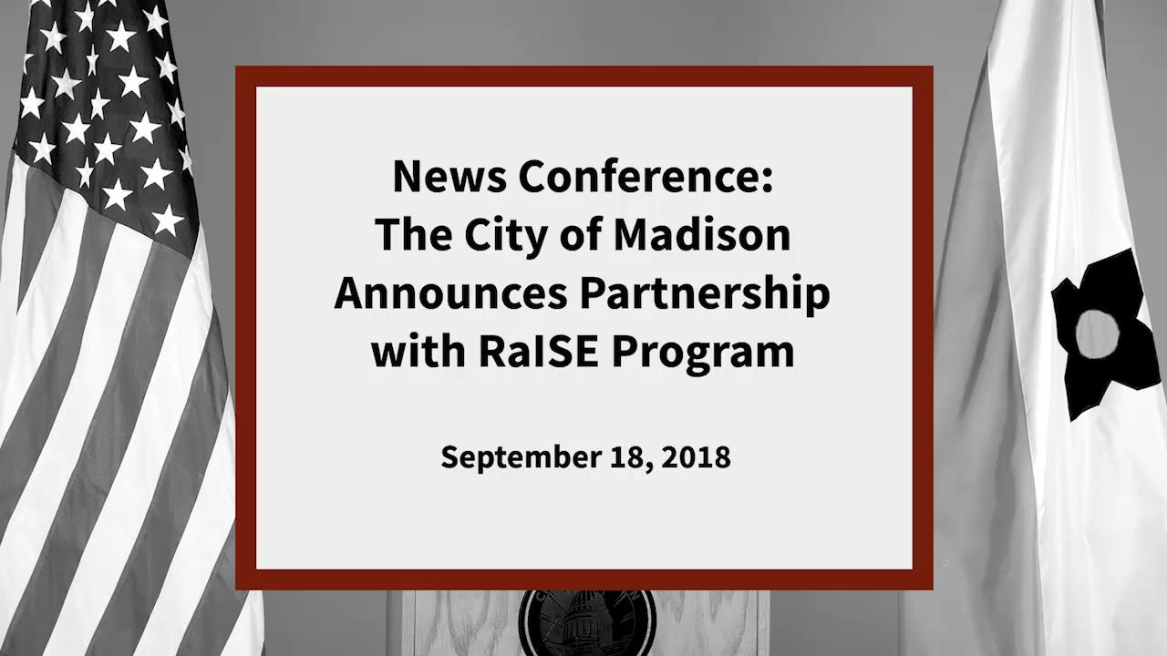 News Conference: The City Of Madison Announces Partnership With The ...